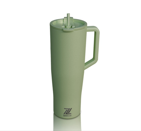 Lime ZENNOR GripFlow 40oz Insulated Tumbler