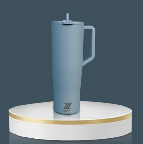 Sky Blue ZENNOR GripFlow 40oz Insulated Tumbler
